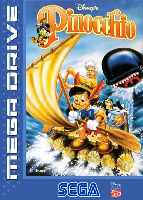 Pinocchio (Europe) box cover front